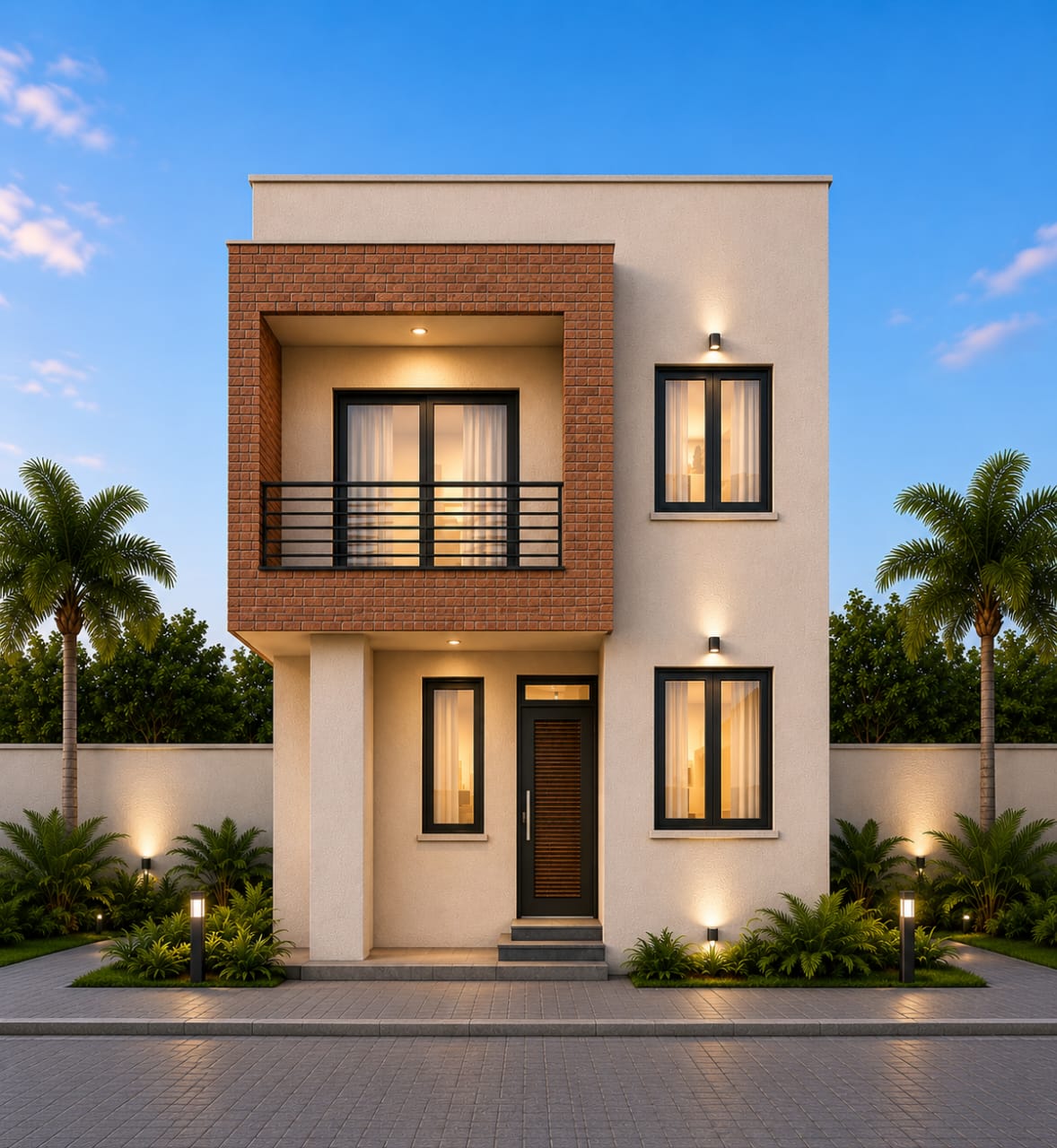 A completed UZZI Homes property