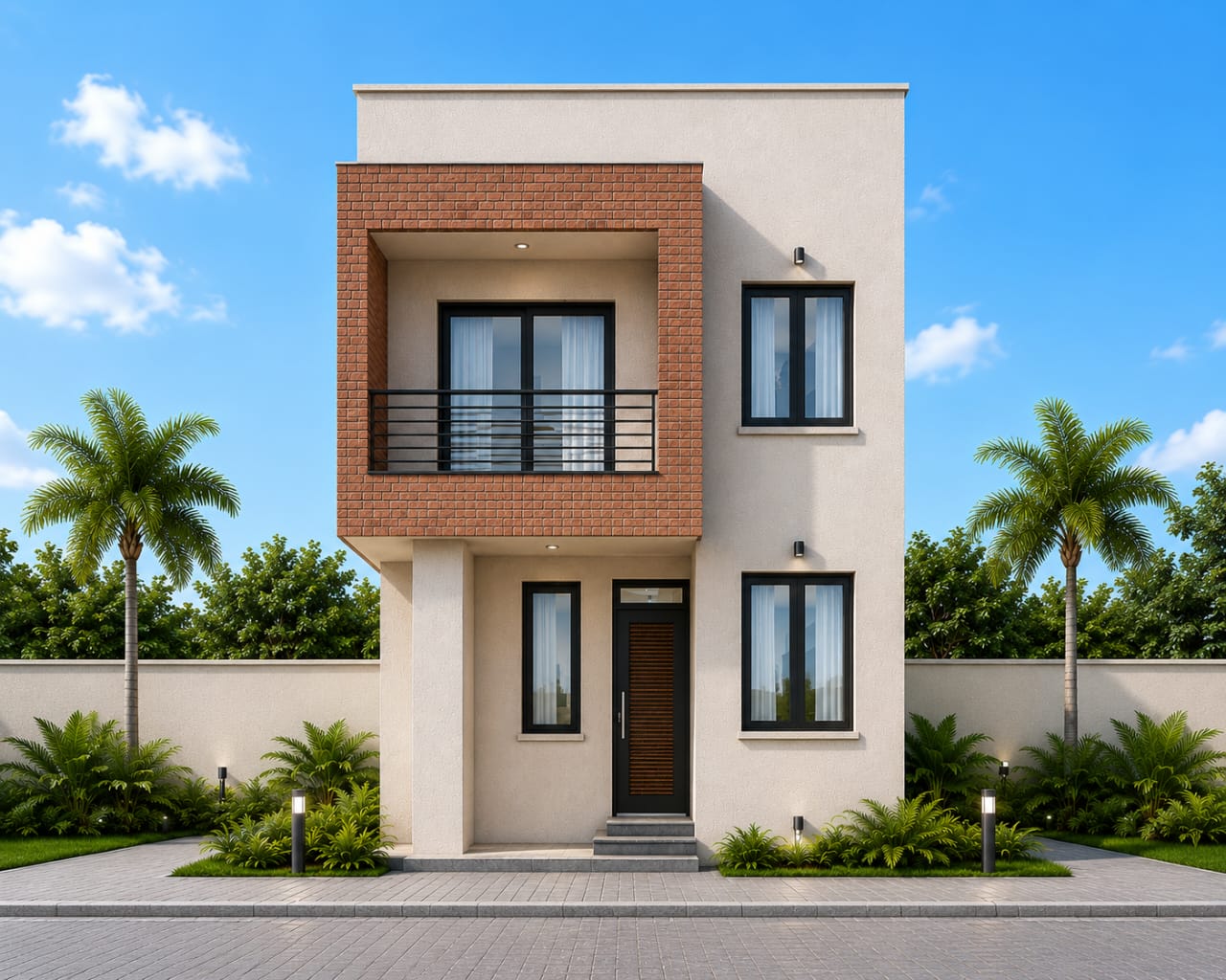 A completed UZZI Homes property